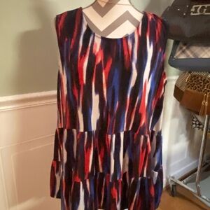 Multicolor Sleeveless top